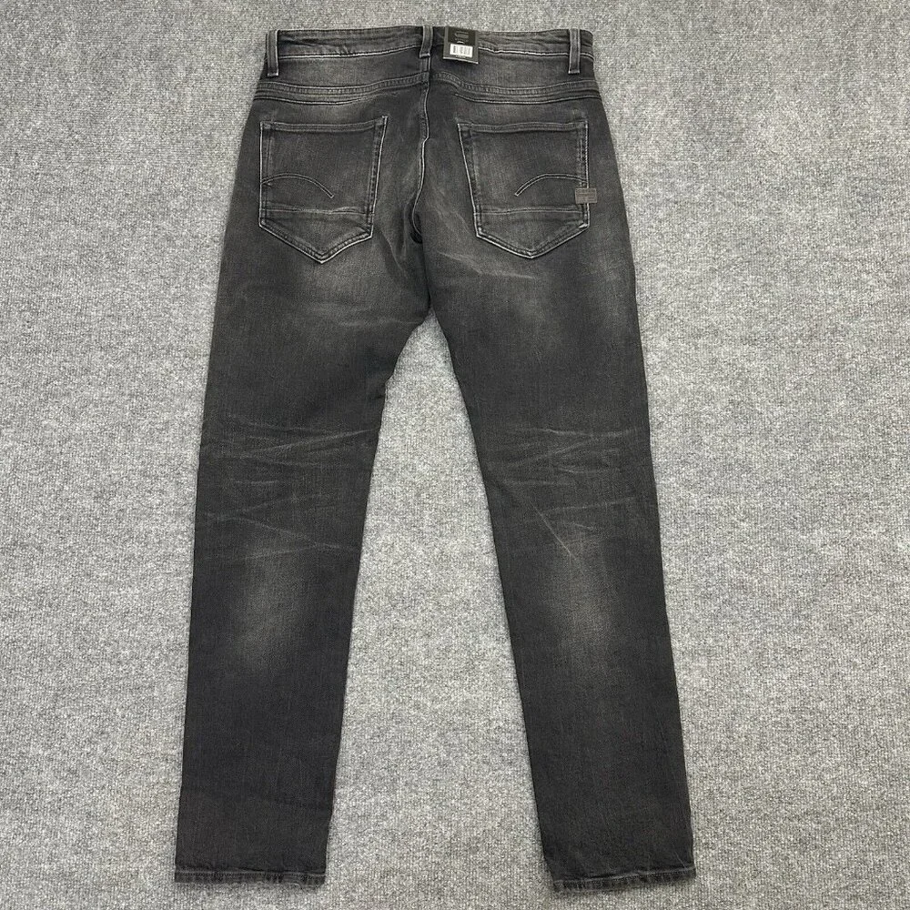 G-STAR RAW Denim D-STAQ 5-PKT SLIM Flint Gray Straight Jeans Size W31 L36